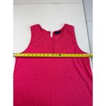 Northcrest Tank Top Womens L Pink Sleeveless Crochet Trim Casual Summer Size L Photo 2