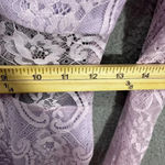 Tobi dress womens small purple floral lace long sleeve bodycon sexy club party Photo 5