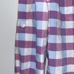 Jaclyn Smith  Button Down Shirt Blue & Purple Gingham Women’s Large L Photo 3