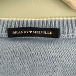 Brandy Melville  Oversized V-Neck Vintage Inspired Sweater Photo 8