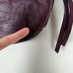 Fossil  Maya Shoulder Bag Burgandy Leather Flap Exterior Pockets Solid‎ Casual Photo 11