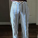ZARA High Waist Striped Pants Wide Leg Lightweight Knit Hippie Boho Size Small Photo 6