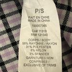 Garage  Lavender Check Plaid Print A Line Mini Skirt Pink Purple Y2K Skater Small Photo 7