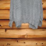 NWT Pinch Faux Fur Soft Cardigan Knit Sweater S M Blue Photo 7