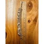 Lilly Pulitzer Bracelet Gold Metallic Tone With Faux Pearl & Gold Tone Beads Photo 3