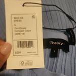 Theory Cornflower Compact Crepe Rib Sleeveless Midi Dress Size S Photo 2