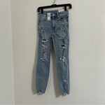 American Eagle NWT Ne(x)t Level Ripped Super High-Waisted Jegging Crop | Size: 2 Photo 2