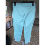 Talbots  Aqua Jegging Crop Pants Sz 2P Straight Fit Preppy Academia Brunch 90s Photo 2