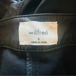 Wilfred  Black Faux Leather Straight Leg Pants Size 8 Photo 8