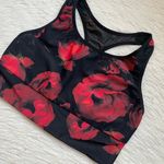 Victoria Sport Women’s floral red and black racer back sports bra Photo 4