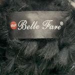 Belle Fare Long Wool Knitted Rabbit Fur Vest Black Size undefined Photo 3