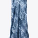 ZARA dress maxi denim effect jeans casual summer Photo 7