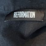 Reformation ‎ Black Linen Jumpsuit Photo 7