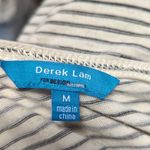 Derek Lam Derek Lam for Design Nation T-Shirt Striped Woman's Medium Tan Gray Loose Fit Photo 8