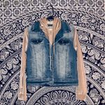 Wallflower Velvet and Jean jacket Blue Size M Photo 1
