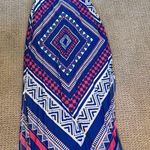 Maxi cut out dress Aztec Pink Blue White Size M Photo 2