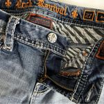 Rock Revival Jeans Sakai Ankle Skinny Rhinestones Stitching Distressed Size 27 Photo 7