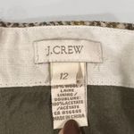 J.Crew Women's Tan/Brown 100% Wool Plaid Mini Skirt Size 12 Photo 7
