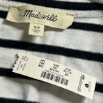 Madewell  Women's The Perfect Crewneck Tee Allday Jersey Black Striped XS New Photo 6