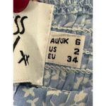 Princess Polly  Tiarnie Top Blue Floral Print Size 2 Photo 6