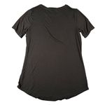 Old Navy  Luxe Womens S Tall Black Short Sleeve Thin Round Hem Tee T-shirt Top Photo 7