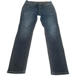Rock Revival  Dee Skinny‎ Bling Distressed Thick Stitch Jeans Size 30 Photo 0
