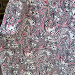 Terra & Sky  Paisley Sleeveless Blouse - Pink and White and Blue 2X Photo 3