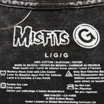 The Misfits The Crimson Ghost Punk Rock Band Mineral Wash T-Shirt Size Large Photo 3