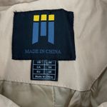 CREATMOUS Womens 5X 5XL Beige Hooded Trench Coat Belted Double Breasted Tan Photo 3