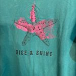 Life is Good  womens starfish sleep shirt teal M Photo 1
