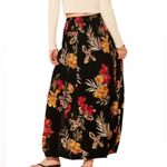 Patrons of Peace  Black Floral Maxi Skirt S Photo 1