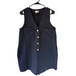 Tuckernuck Myla Navy Textured Romper Photo 3