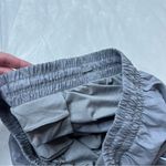 Athleta  Hustle Run Racer Light Gray Camo Shorts Photo 3