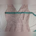 Sundance  Sleeveless Lace Midi Cocktail Dress Women's XSmall Dusty Pink Photo 4