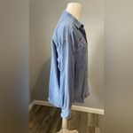 Disney Vtg 90s  Winnie The Pooh Eeyore Blue Corduroy Button Up Shirt "Honey" Photo 1