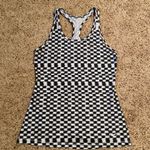 Nike Black and White Geometric Dri Fit Tank Top Photo 0