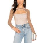 H:ours Host pick 🎉 | Jette Bodysuit Champagne lace floral Photo 0