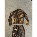 Vintage Y2K FUBU Metallic Brown Pants 7/8 And Matching Jacket 9/10 NWT Size M Photo 6