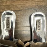 Badgley Mischka Silver Josette Flat Metallic Slide Sandals Photo 6