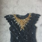 Royal Feelings Black/Gold Sequin Dress SIZE M Black Size M Photo 2