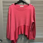 We The Free Free People-‎ Vada Thermal Top Oversized xs Photo 0