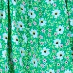 No Boundaries  Floral Print Dress w/Bottom Ruffle & Side Zipper & Puffy Sleeves Photo 4