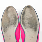 Gucci  Neon Pink Princetown Leather Slipper Mule Flat Horsebit Women's EU 37 Photo 7