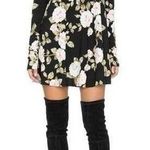 Show Me Your Mumu  Black Rose Floral Long Sleeve Tunic Dress Photo 0