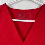 FIGS  Winning Red Scrub Top Casma Pharmacist Doctor Surgeon Nurse Small EUC #2051 Photo 4