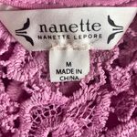 Nanette Lepore Nanette  Chateau Rose Lace Tank Top - Size Medium Photo 7