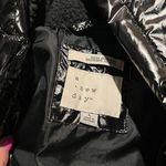 A New Day Long Black Puffer Coat Photo 6