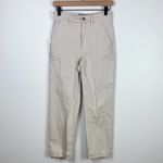 Everlane Cropped Straight Utility Pants Women’s Size 2 Bone Cream Carpenter Photo 1
