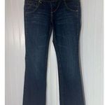 Zana Di Jeans Women’s Size 11 Bootcut Mid Rise Stretch Dark Wash Y2K Stitching Photo 0