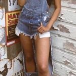 LF Denim Festival Cutout Overalls Photo 0